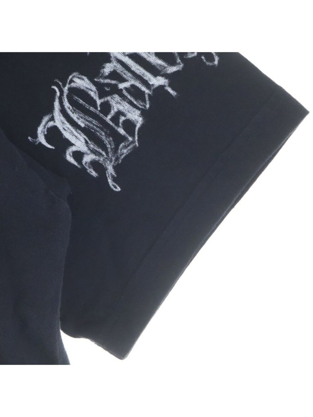 ★SOLD★ Balenciaga Diy Metal Logo Print Crew Neck Short Sleeve T-Shirt Black - Picture 5 of 9